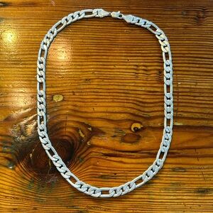 Silver chain necklace men’s sterling